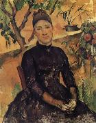 Paul Cezanne Madame Cezanne oil painting reproduction